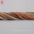 5-6mm Mixed Color Rice Shape Freshwater Pearl Strand